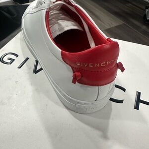 WOMEN Givenchy White and Red Sneakers NEW